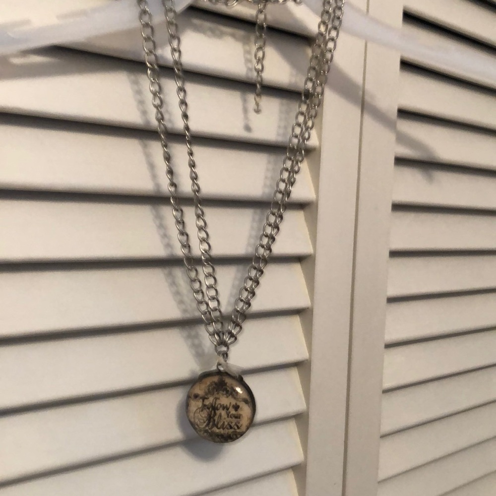 Ladies follow your bliss necklace